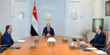 الرئيس السيسي في اجتماع اليوم