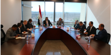 وزير الزراعة يلتقي وزير الكهرباء