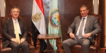 وزير الزراعة يلتقي سفير اليابان