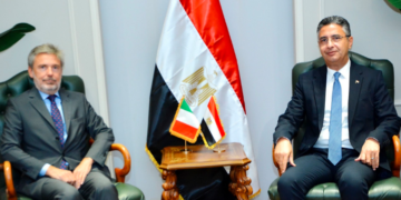 وزير التموين يستقبل سفير إيطاليا