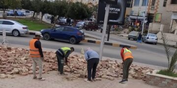 جانب من رفع الأزالات