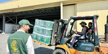 مساعدات السعودية للمتضررين من الشعب الفلسطيني