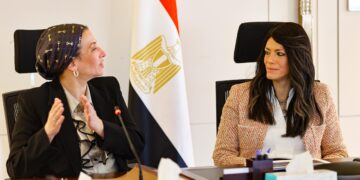 وزيرة التخطيط ووزيرة البيئة