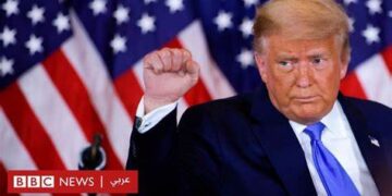 الرئيس الإمريكي دونالد ترمب