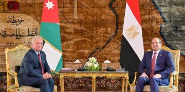 الرئيس السيسي وملك الأردن يؤكدان عمق العلاقات والتنسيق المشترك حول مستجدات غزة والضفة