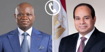السيسي يبحث مع رئيس الجابون أهمية تعزيز التعاون الاقتصادي والاستثماري بين البلدين