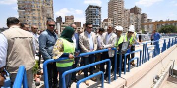 وزير الاسكان يتفقد مشروع المرحلة الثانية لمأخذ المياه العكرة بالمعادي