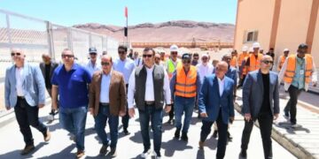 وزير الإسكان يتفقد مشروع تطوير موقع "التجلى الأعظم فوق أرض السلام" بمدينة سانت كاترين بسيناء