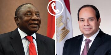 الرئيس السيسي يبحث مع رئيس جنوب إفريقيا دعم الأمن والتنمية في القارة السمراء
