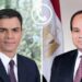 الرئيس السيسي يبحث مع بيدرو سانشيز التعاون الثنائي والتطورات الإقليمية