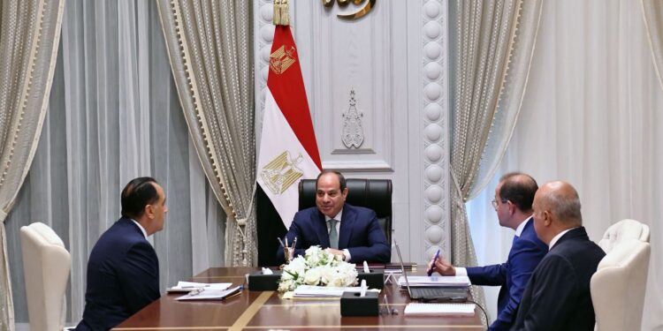 الرئيس السيسي: ضرورة اتخاذ الاحتياطات المالية والسلعية في ظل تطورات المنطقة