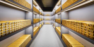 ارتفاع احتياطي الذهب في البنك المركزي خلال 5 أشهر بنسبة 25.8% ويسجل 679.6 مليار جنيه